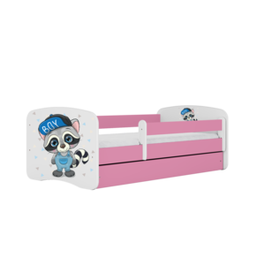Kinderbett Babydreams mit Schublade weiß / rosa