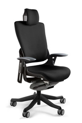 Moderner Bürostuhl Unique WAU 2 schwarz \ BLACK | Ergonomischer Schreibtischstuhl | Büromöbel online Shop
