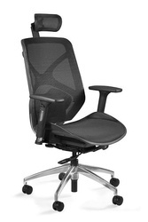 Ergonomischer Bürostuhl mit Sitzfläche aus Mesh - HERO schwarz. Gratisversand!
