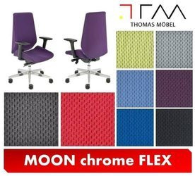 Bürodrehstuhl MOON CHROME