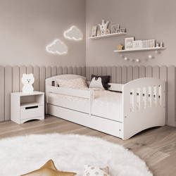 Weiß Betten 160 x 80 cm für Jugendliche CLASSIC. Kinderzimmer Möbel online!