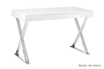 Schreibtisch weiß hochglanz Zefir 120cm