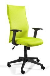 Ergonomischer Bürostuhl mit Stoff bezogen Unique BLACK ON BLACK PLUS GRÜN