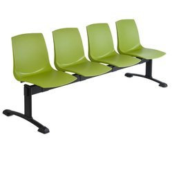 Bank für vier Personen aus Kunststoff und Metall ARI - Kostenloser Versand in Deutschland - Büromöbel online kaufen!
