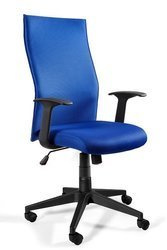 Ergonomischer Bürostuhl mit Stoff bezogen Unique BLACK ON BLACK PLUS BLAU