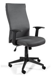 Ergonomischer Bürostuhl mit Stoff bezogen Unique BLACK ON BLACK PLUS GRAU