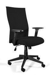 Ergonomischer Bürostuhl mit Stoff bezogen Unique BLACK ON BLACK PLUS SCHWARZ