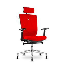 SPACE – ergonomischer Bürostuhl (Farbe Rot/Fire Red)