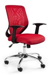 Ergonomischer Bürostuhl mit Netzrückenlehne Unique MOBI - ROT