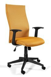 Ergonomischer Bürostuhl mit Stoff bezogen Unique BLACK ON BLACK PLUS GELB