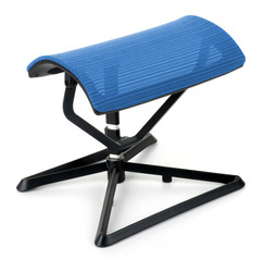 Bürostuhl Fußstütze mit Mesh gepolstert - blaue Farbe
