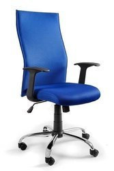 Ergonomischer Bürostuhl mit Stoff bezogen Unique BLACK ON BLACK BLAU