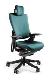 Moderner Bürostuhl Unique WAU 2 schwarz \ TEALBLUE | Ergonomischer Schreibtischstuhl | Büromöbel online Shop
